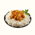 Riz poulet curry rouge ou vert